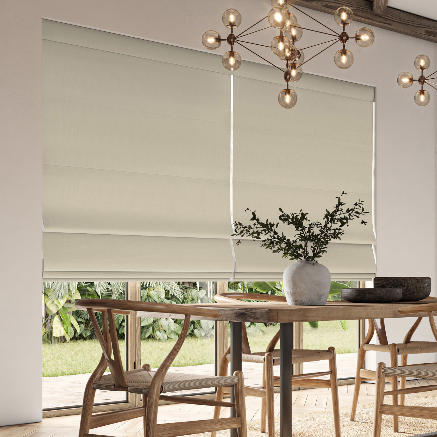dusen wheat plain roman blind
