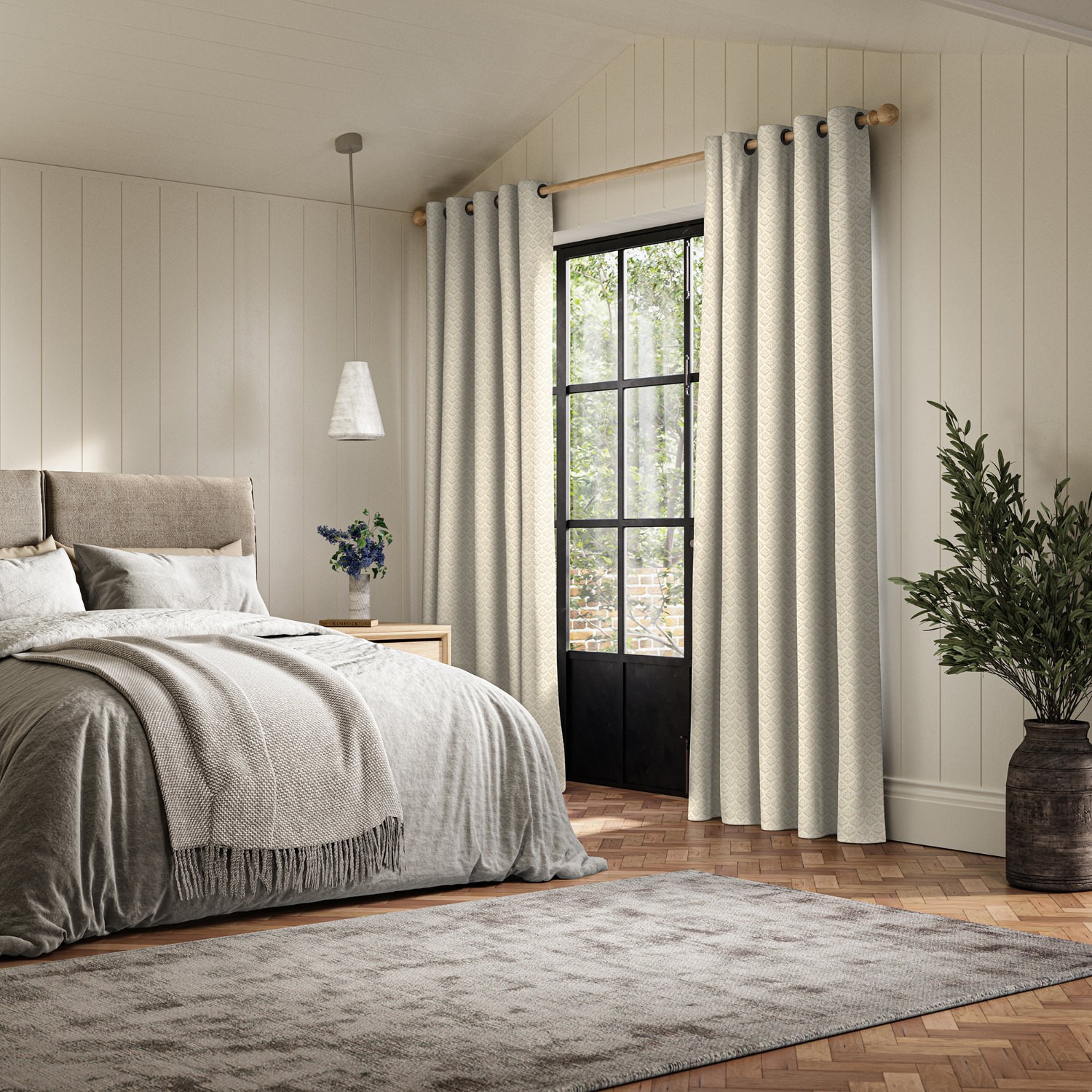 dustin sand printed curtain