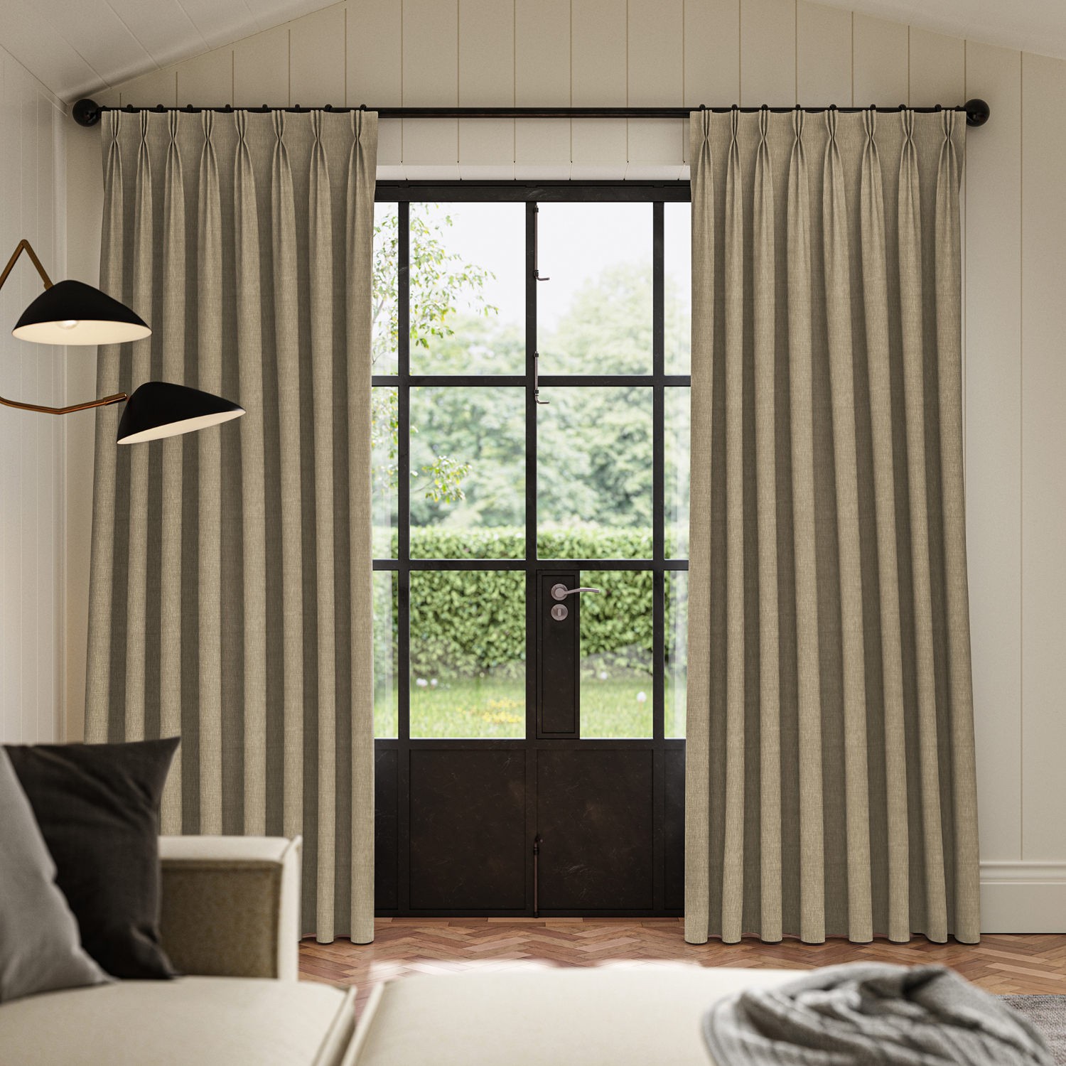 emmy fawn plain curtain
