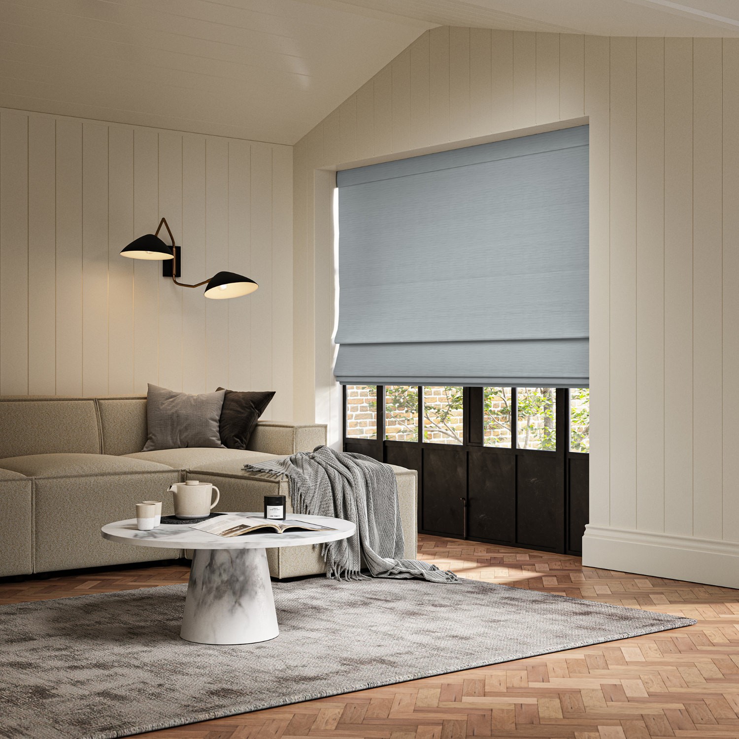 ernest alpine plain roman blind