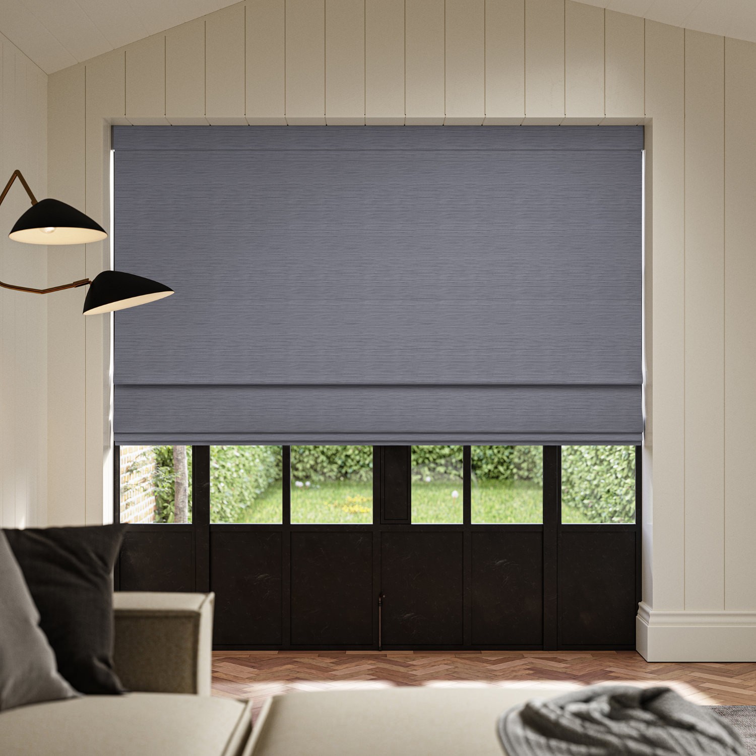 ernest danube plain roman blind
