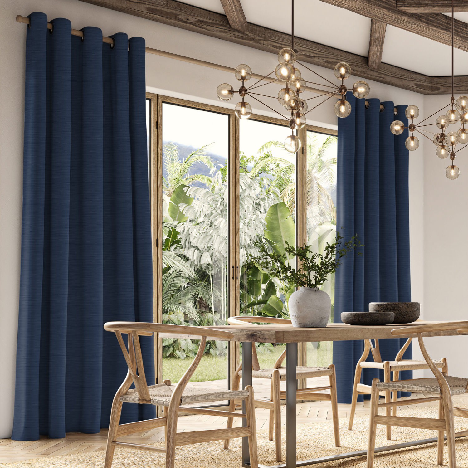 ernest riviera plain curtain
