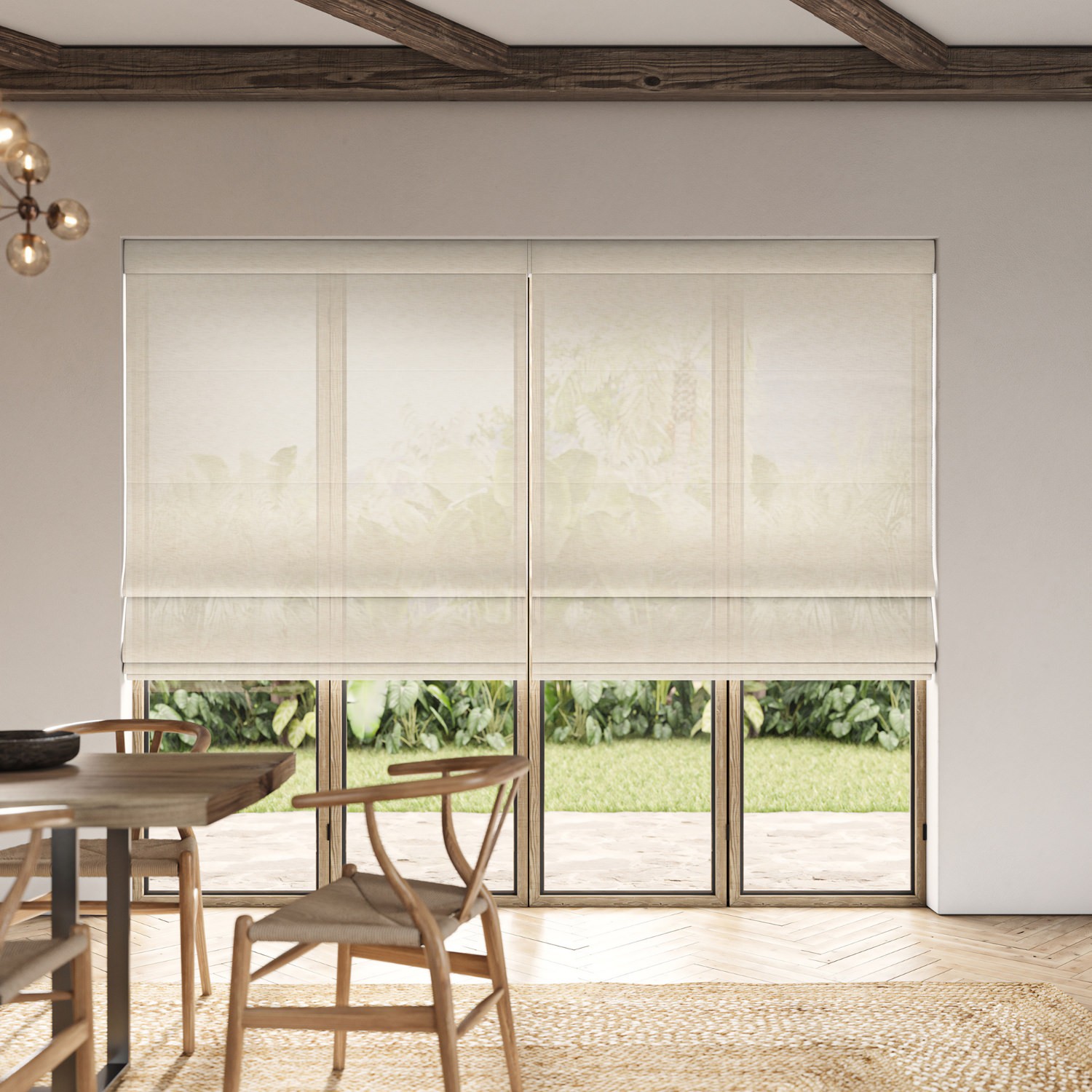 inish sand sheer roman blind