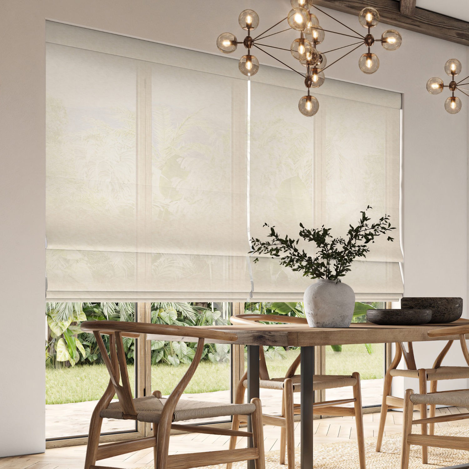 inish sand sheer roman blind