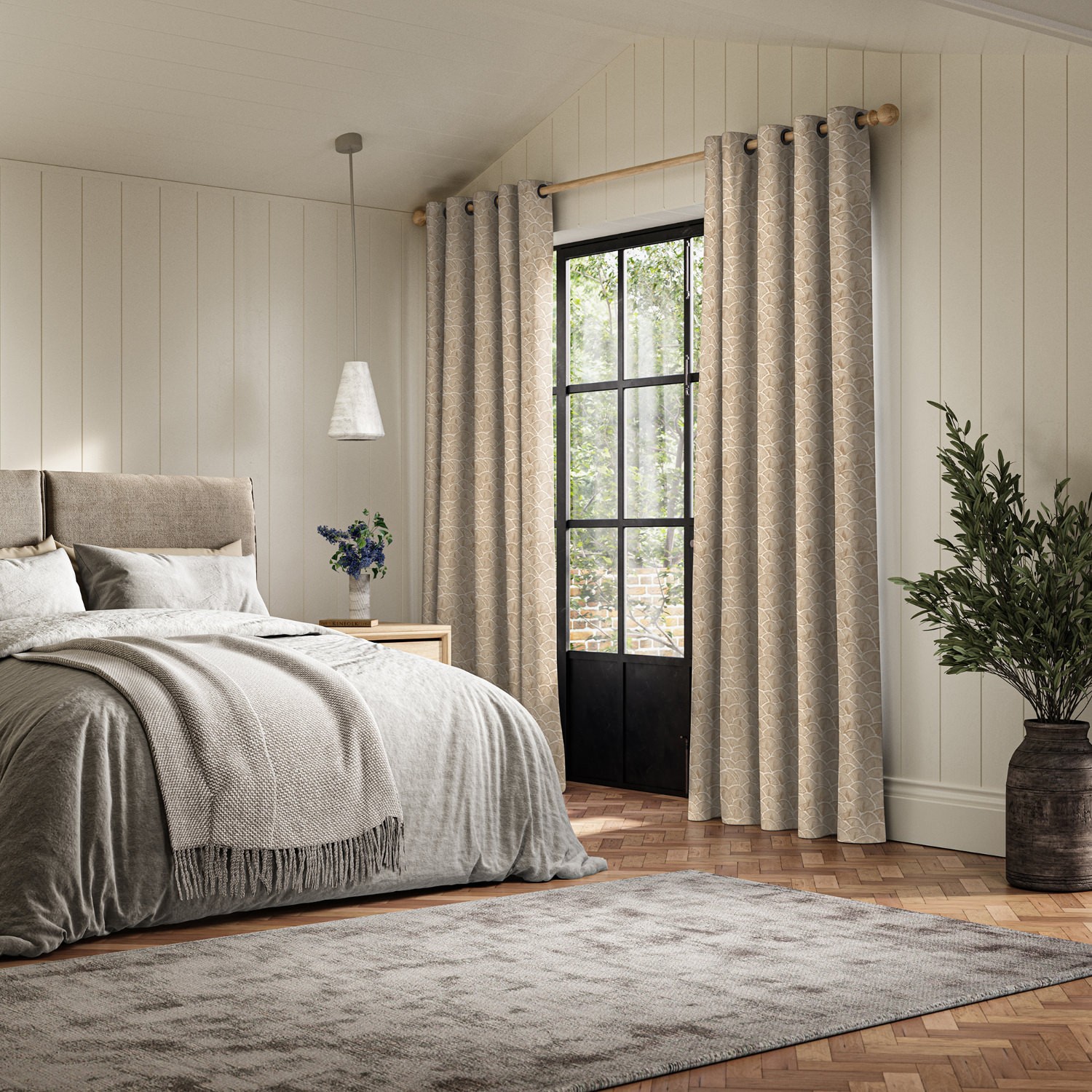 jodie fawn jacquard curtain