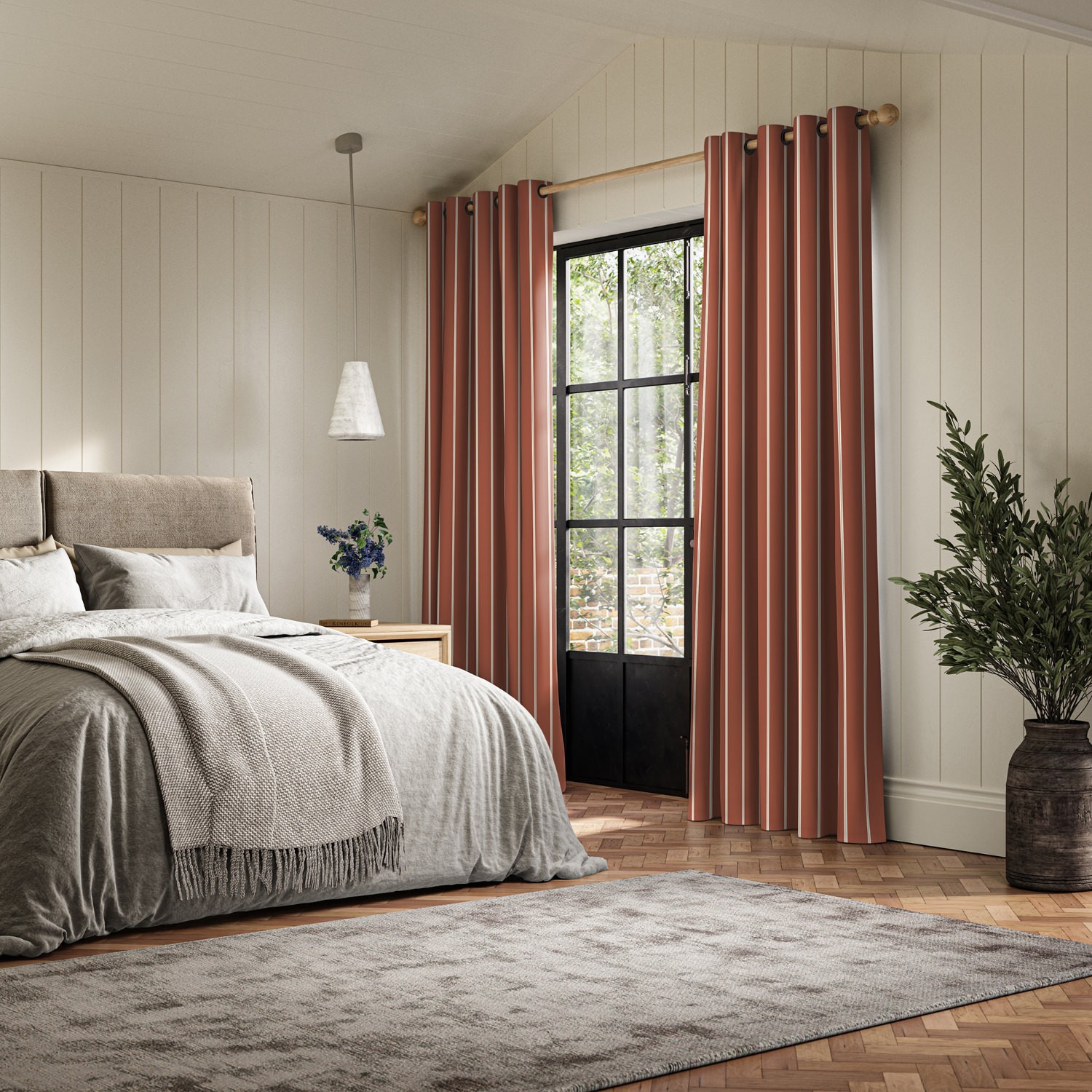 karlie merlot printed curtain