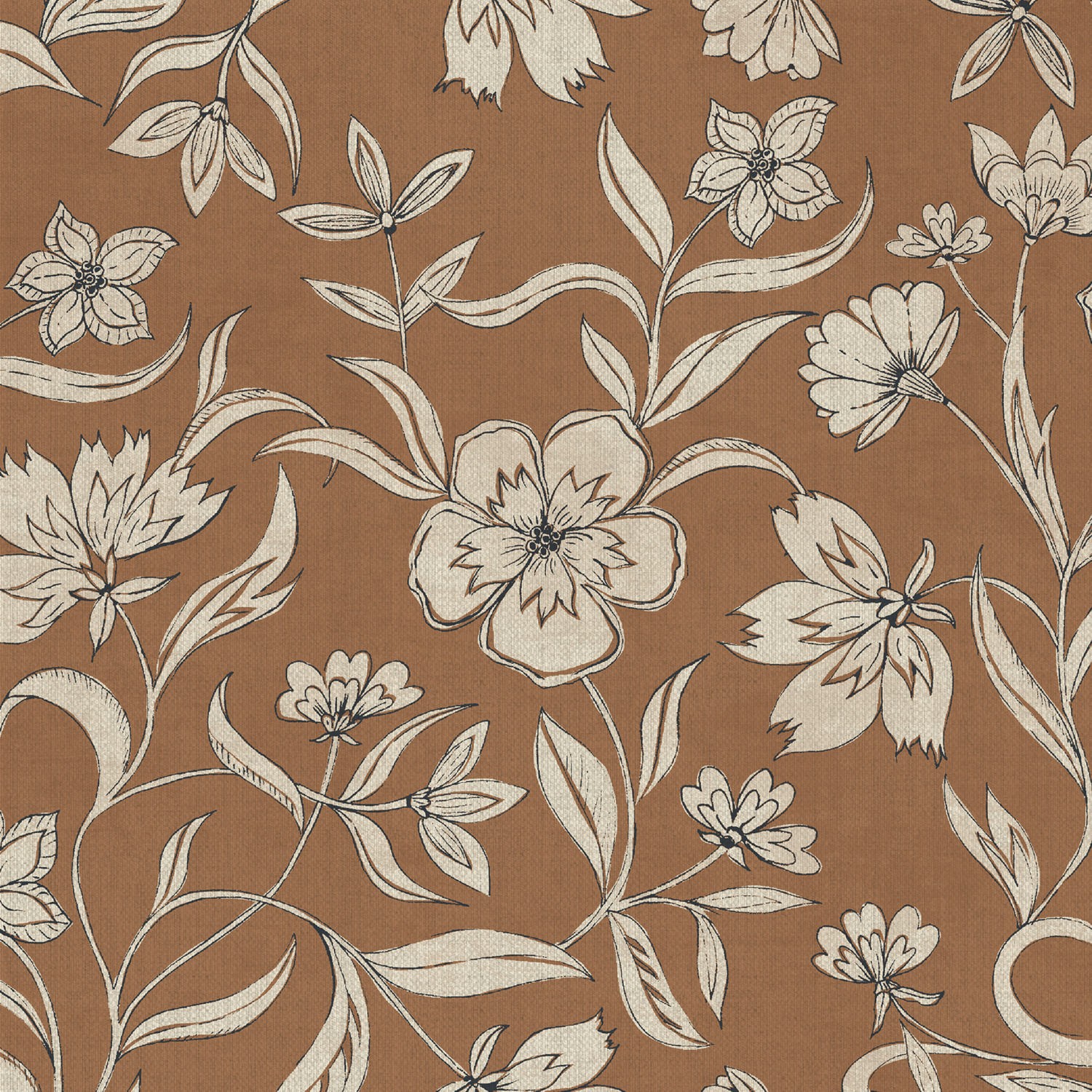 lera auburn printed roman blind