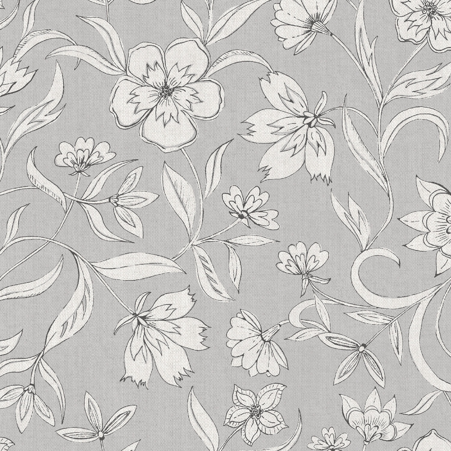 lera grey printed curtain