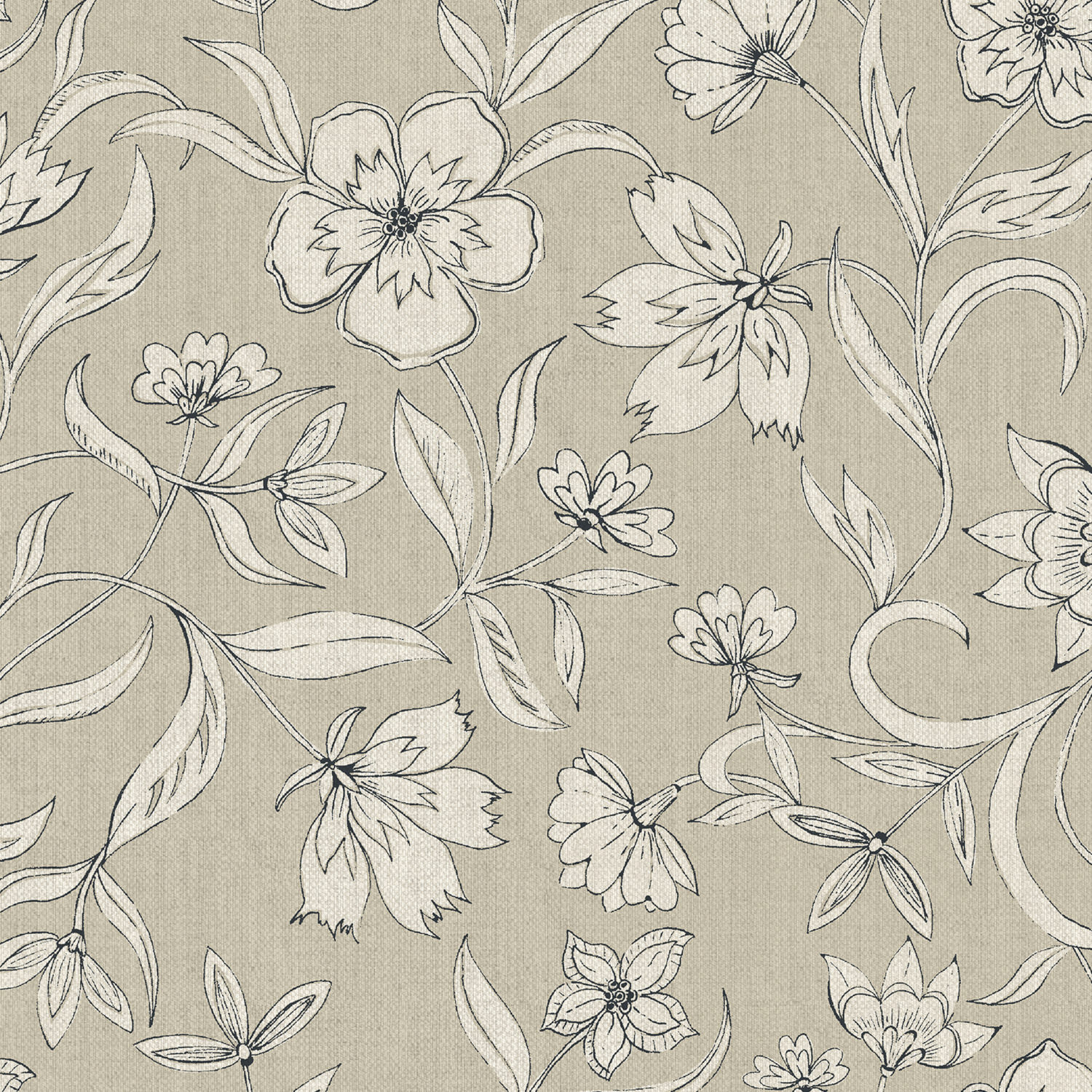 lera natural printed roman blind