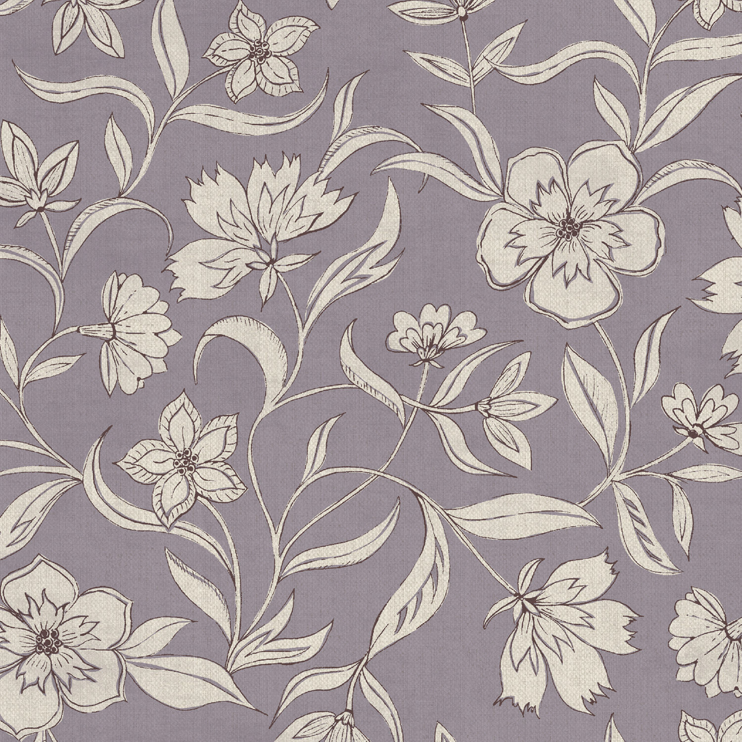 lera violet printed roman blind