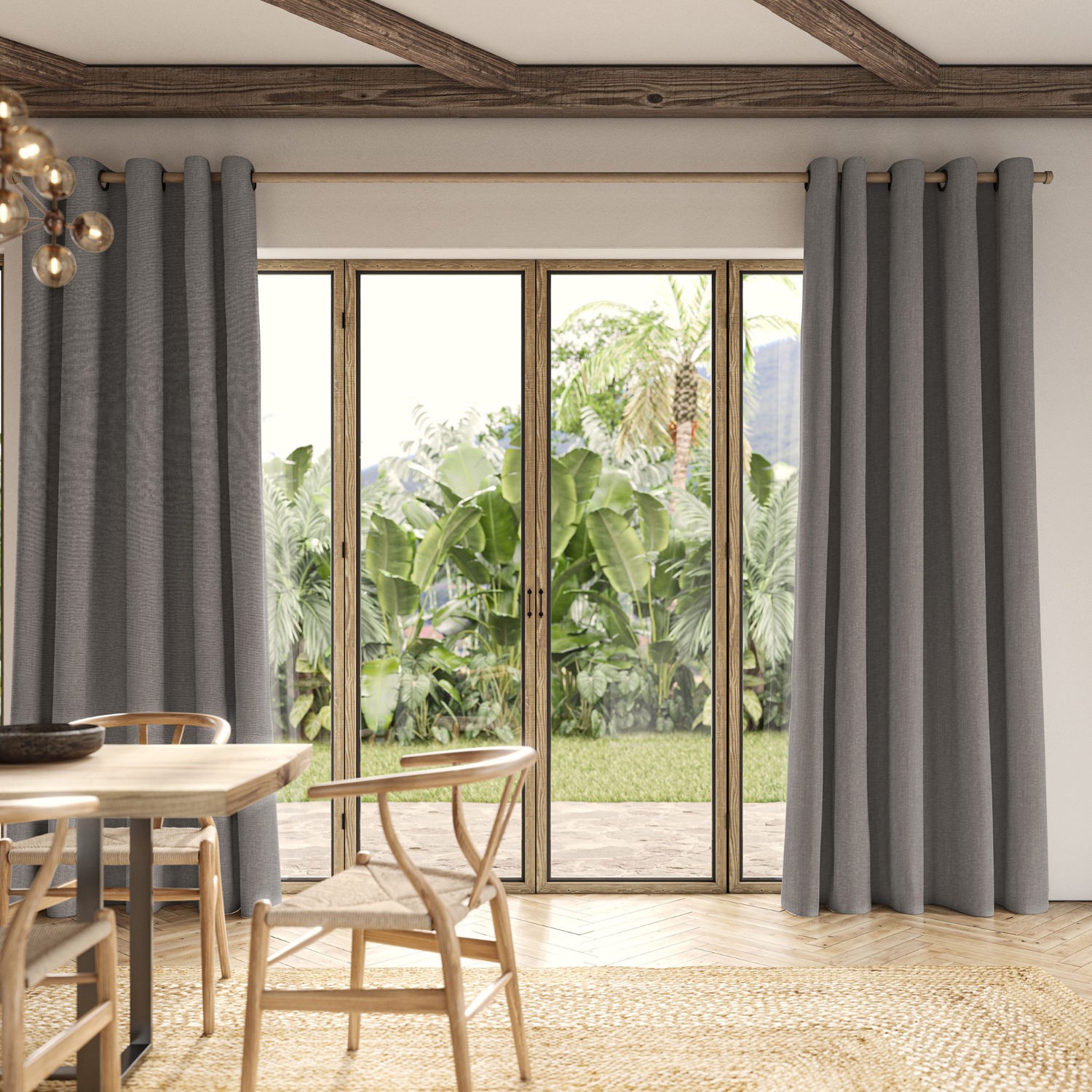 lou fog plain curtain