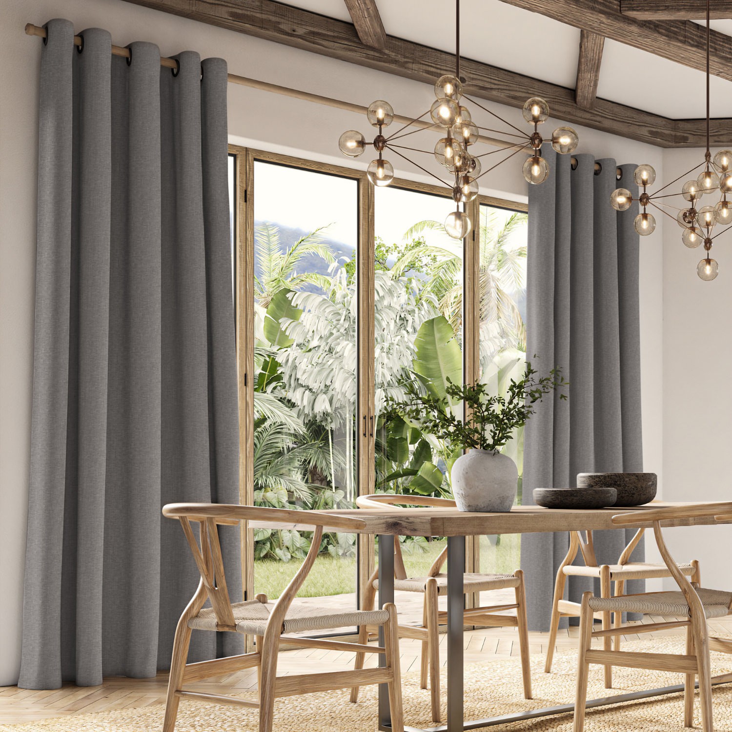 lou fog plain curtain