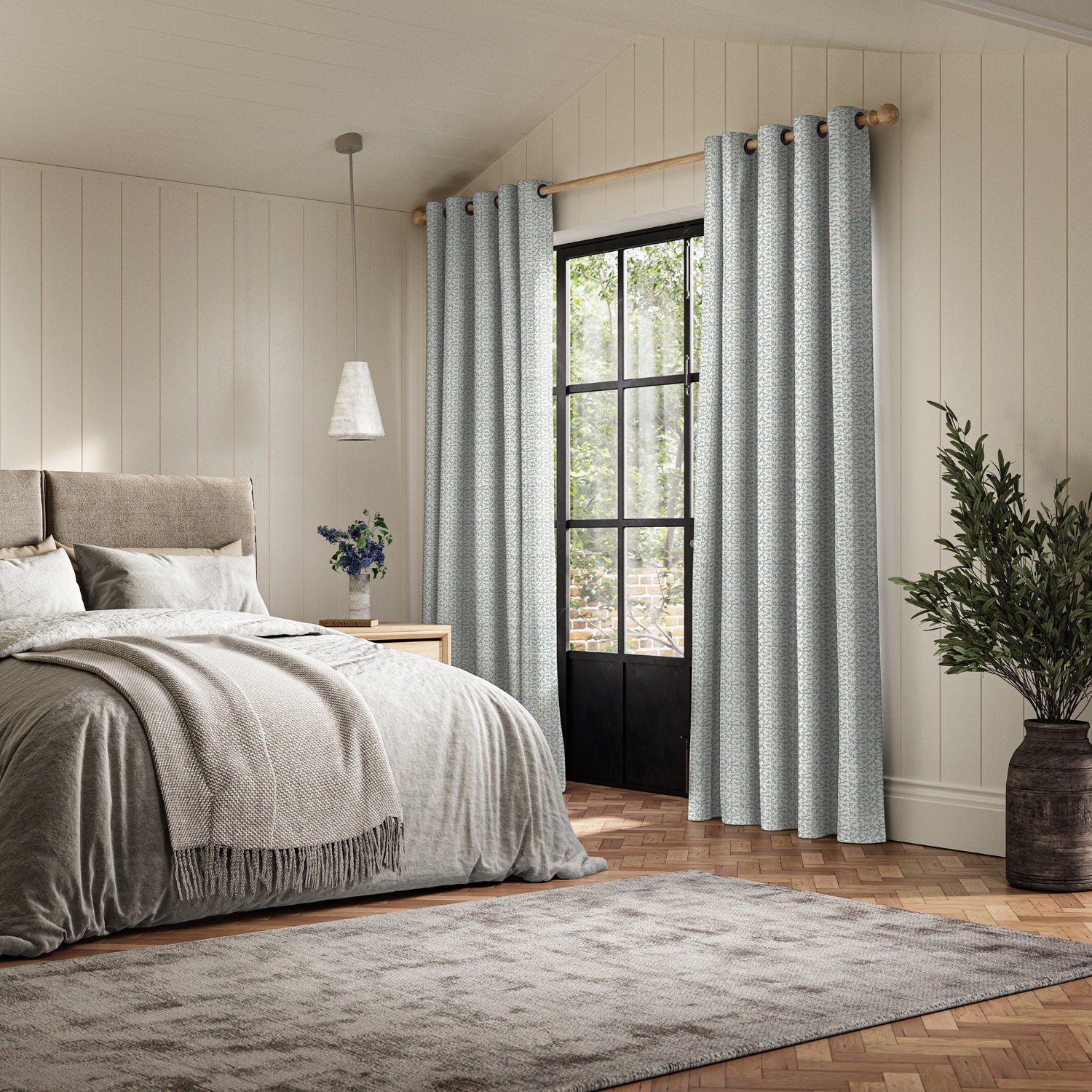 lysann duckegg printed curtain