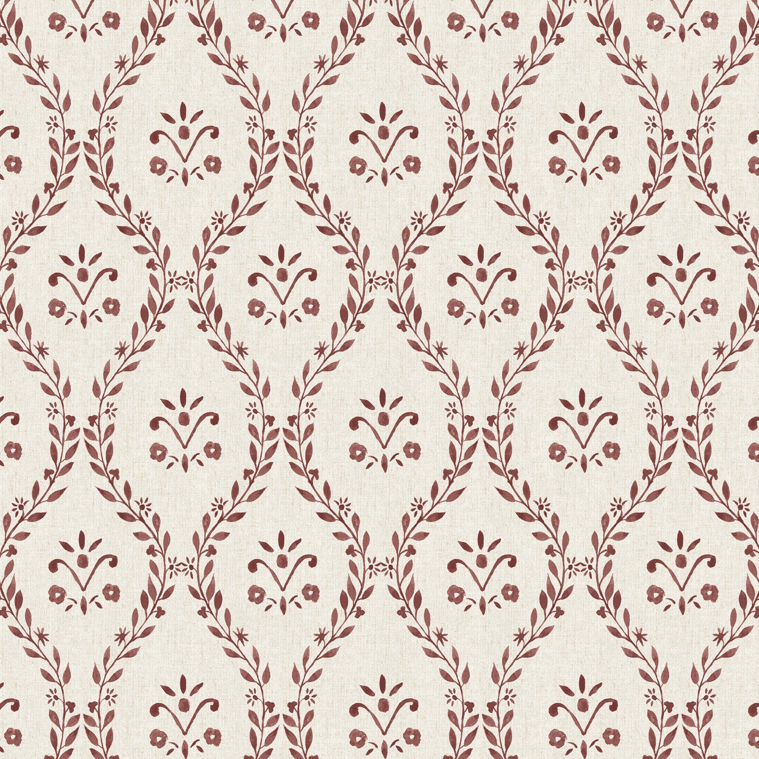 margie scarlet printed curtain