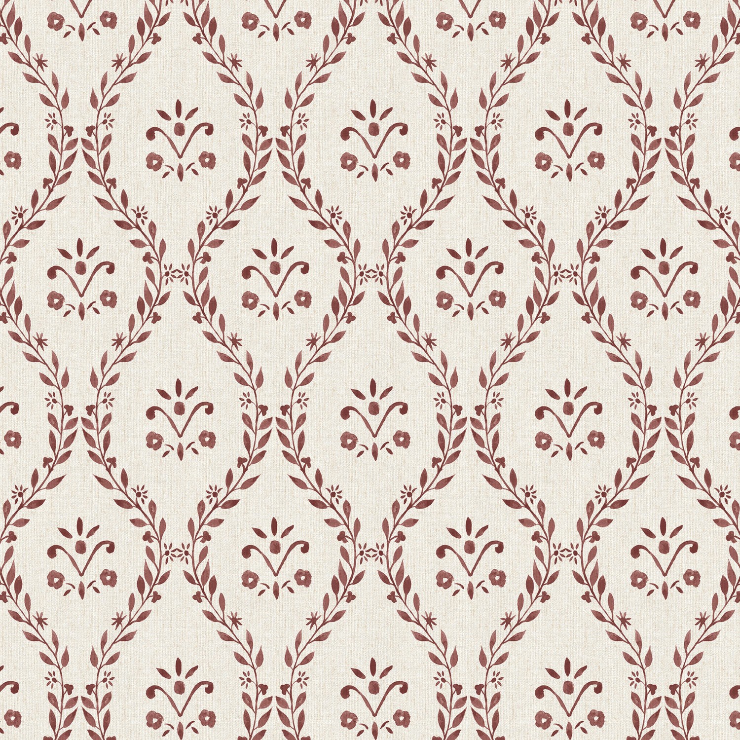 margie scarlet printed roman blind