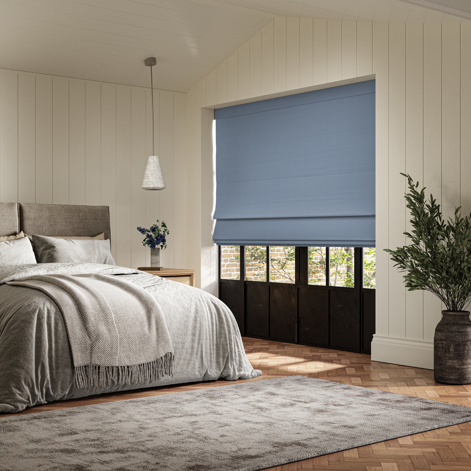 meryl danube pocketed roman blind