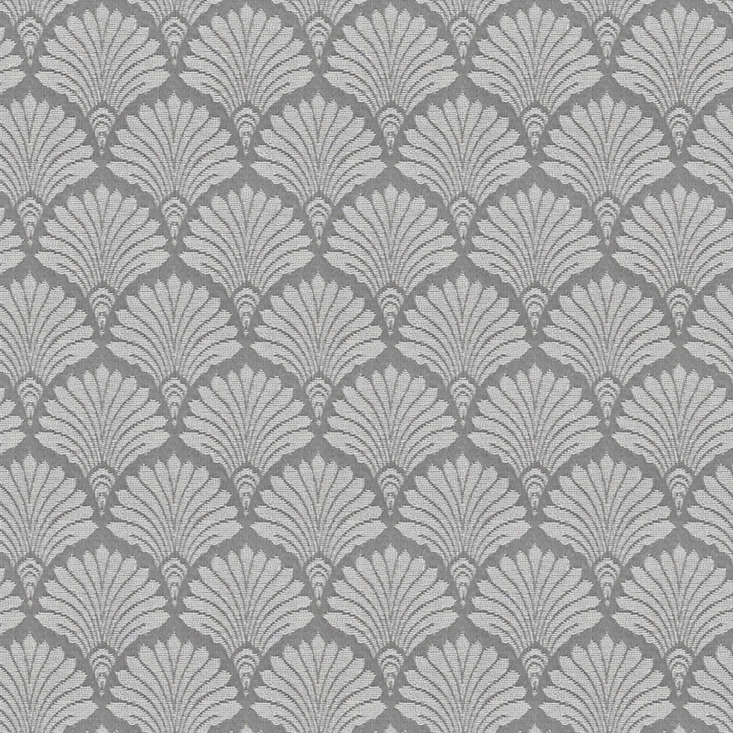 paros silver jacquard roman blind