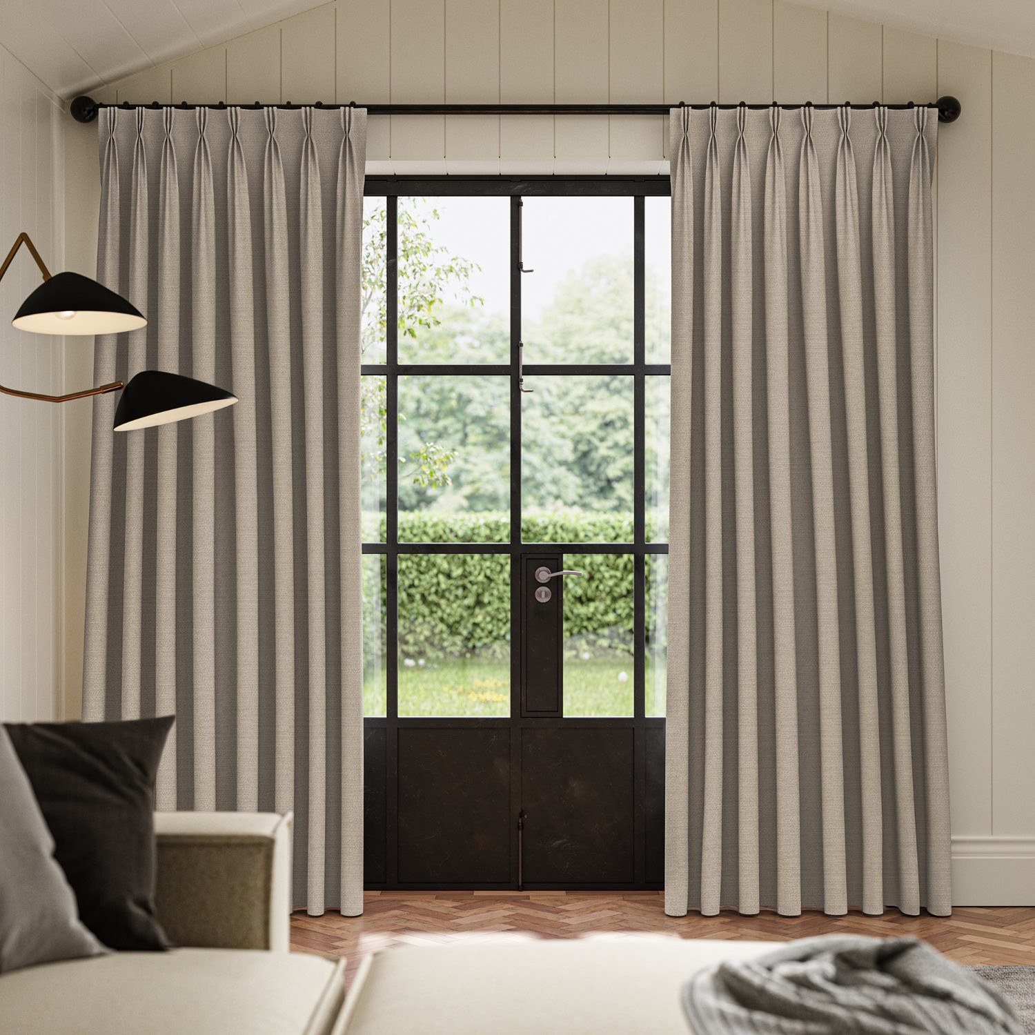 penelope shell boucle curtain