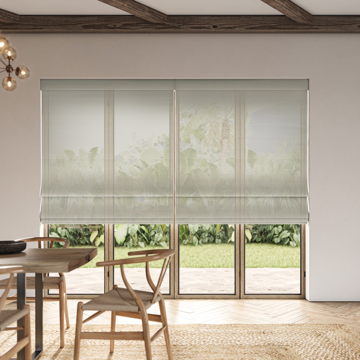 rathlin pebble sheer roman blind