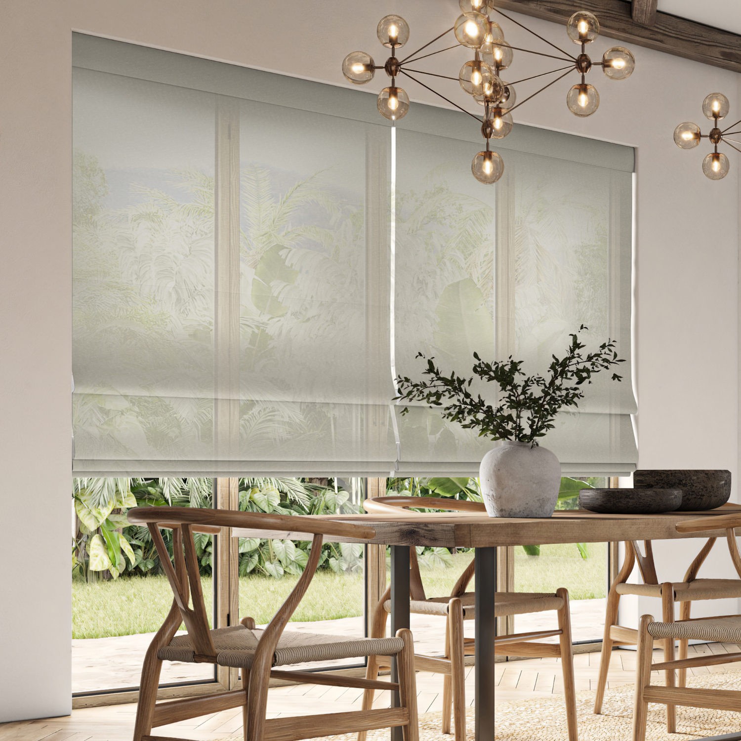 rathlin pebble sheer roman blind