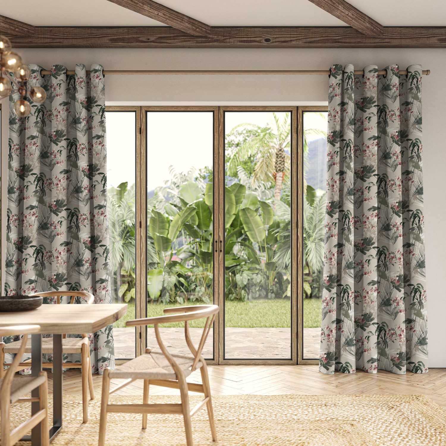 sadie berry printed curtain