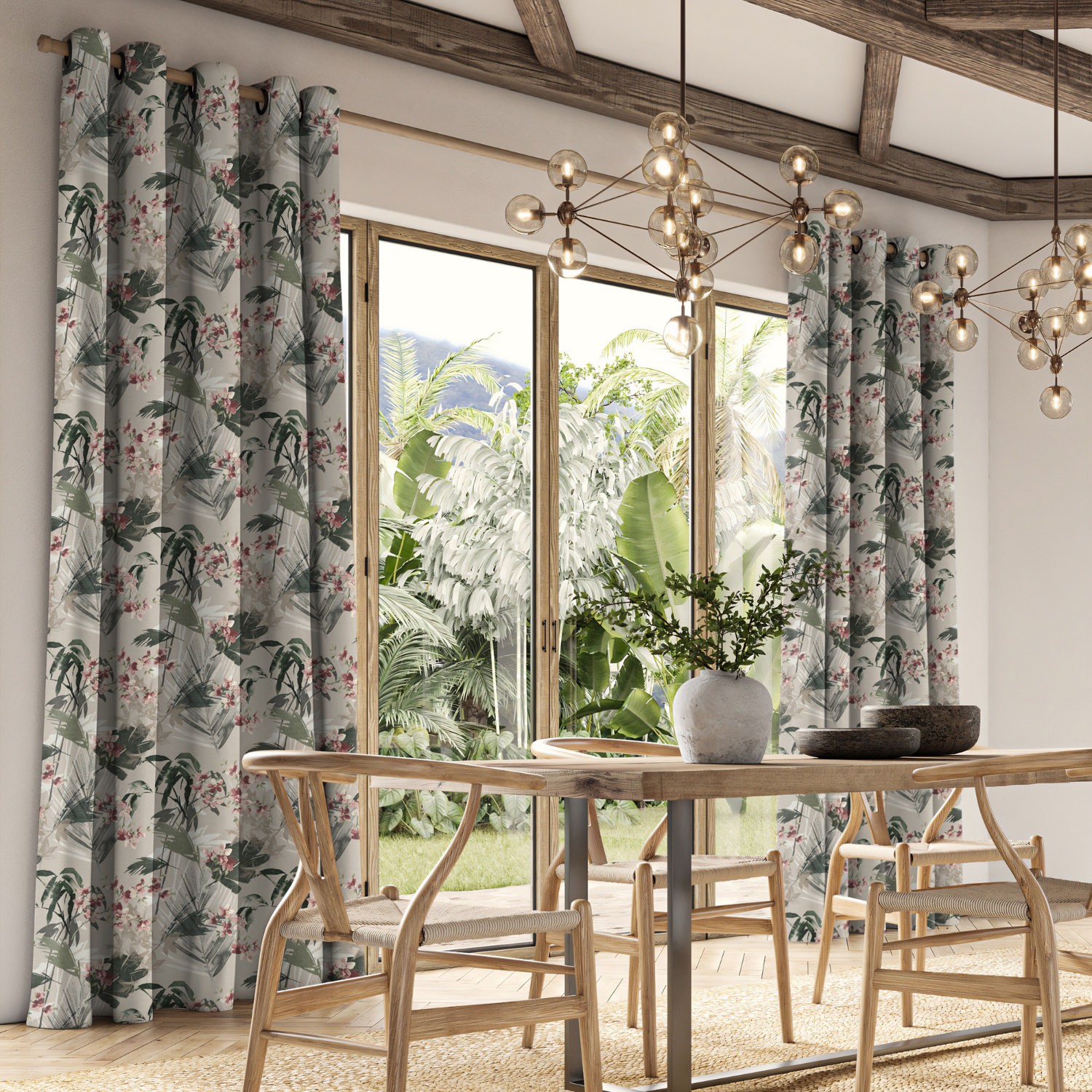 sadie berry printed curtain