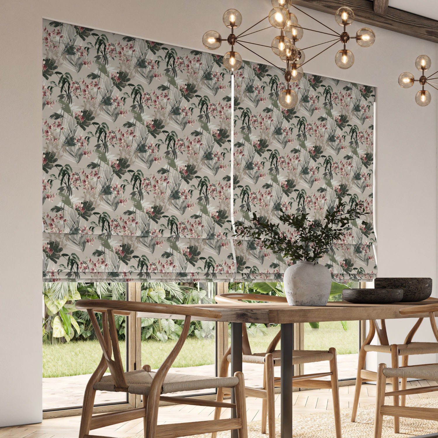 sadie berry printed roman blind