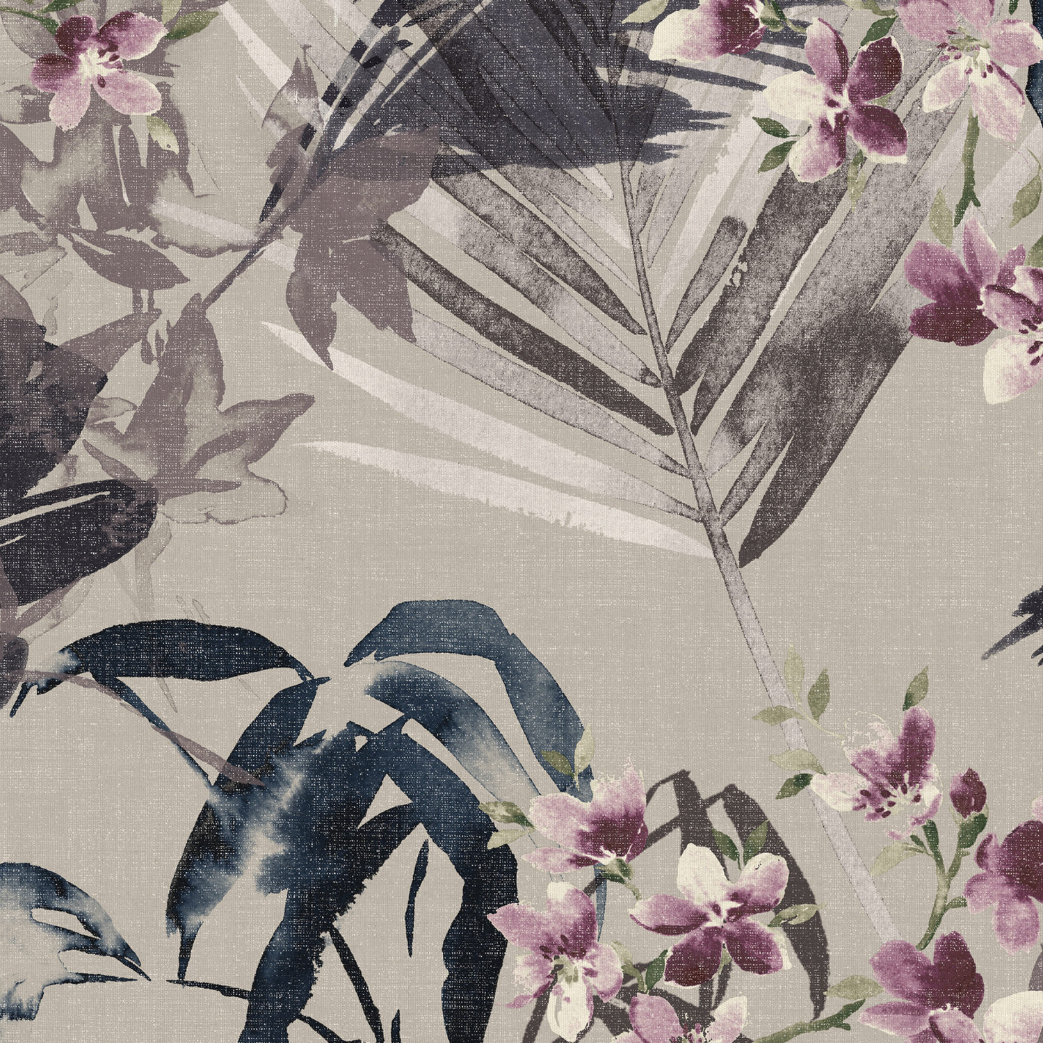 sadie damson printed curtain