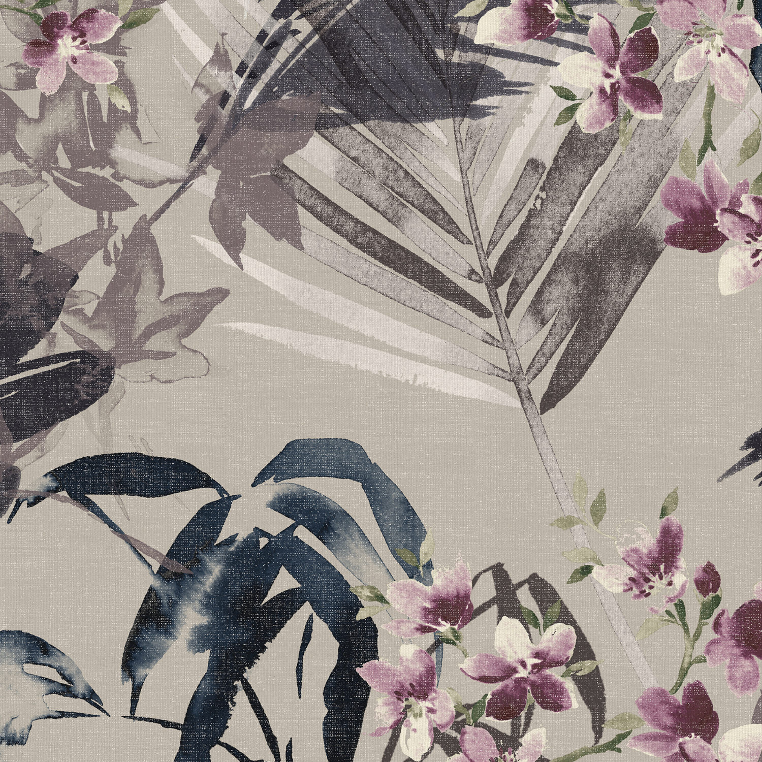 sadie damson printed roman blind