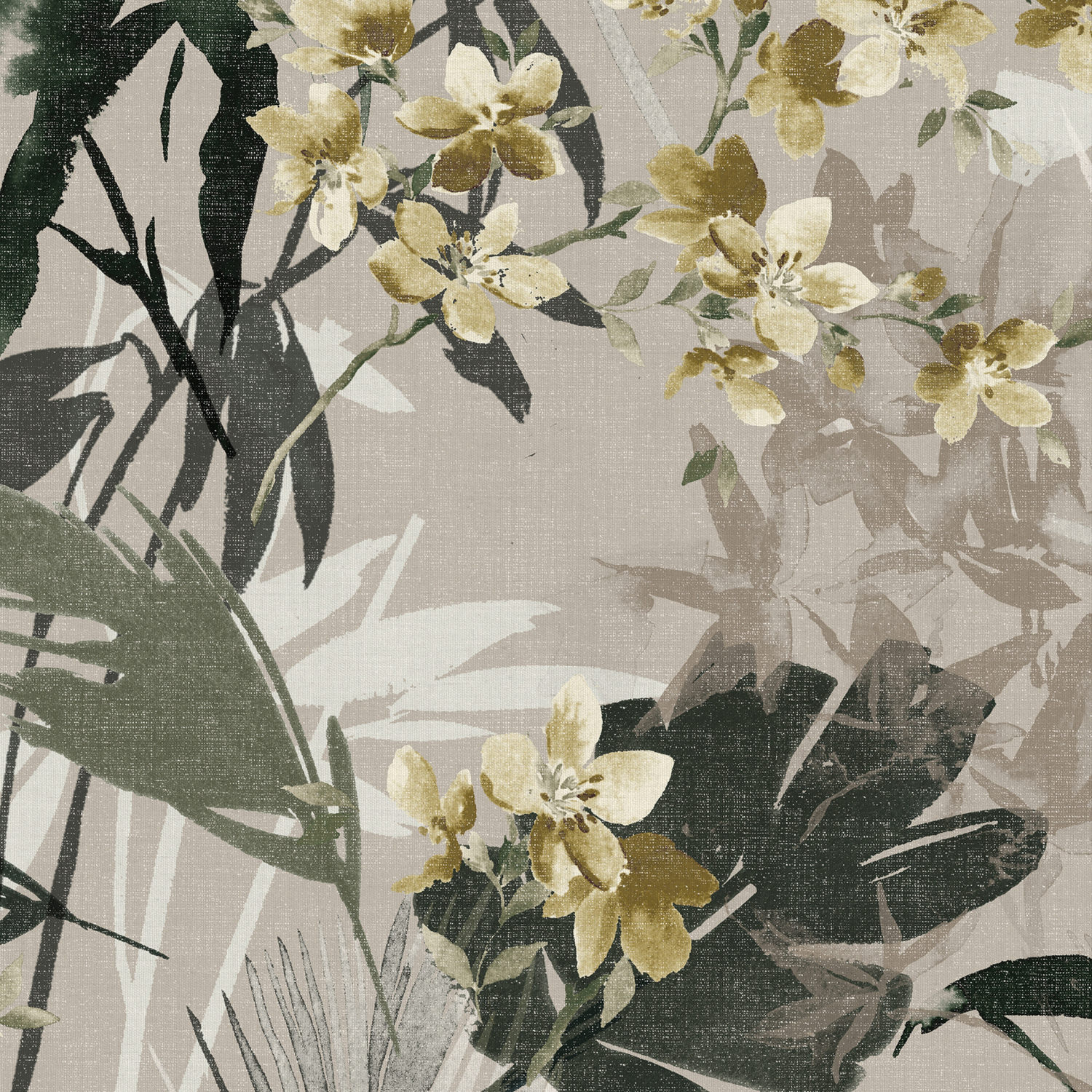 sadie gold printed curtain