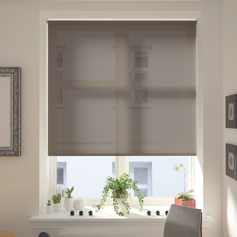Teramo Bronze Motion Smart Roller Blind