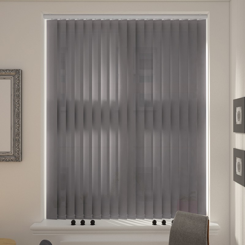 Teramo Dark Grey Vertical Blind