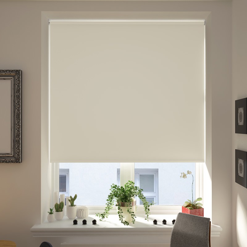 Toscana Beige Blackout XL Mains Electric Roller Blind