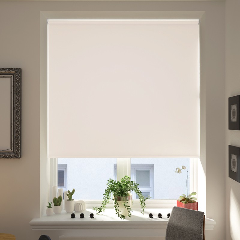 Toscana White Blackout Roller Blind