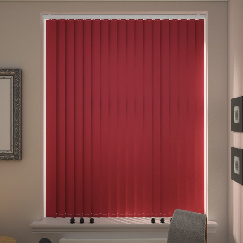 Milano Berry Blackout Vertical Blind