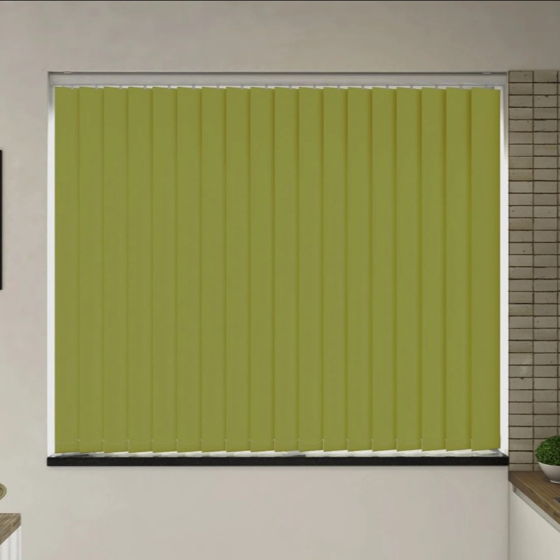 Milano Moss Blackout Cordless Vertical Blind