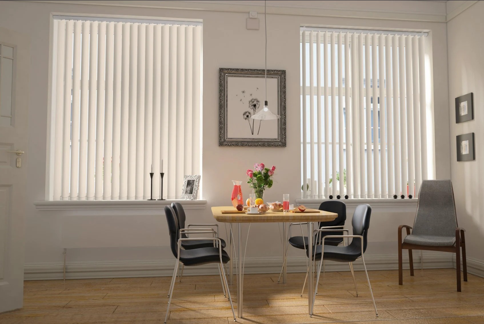 Milano Sesame Blackout Vertical Blind