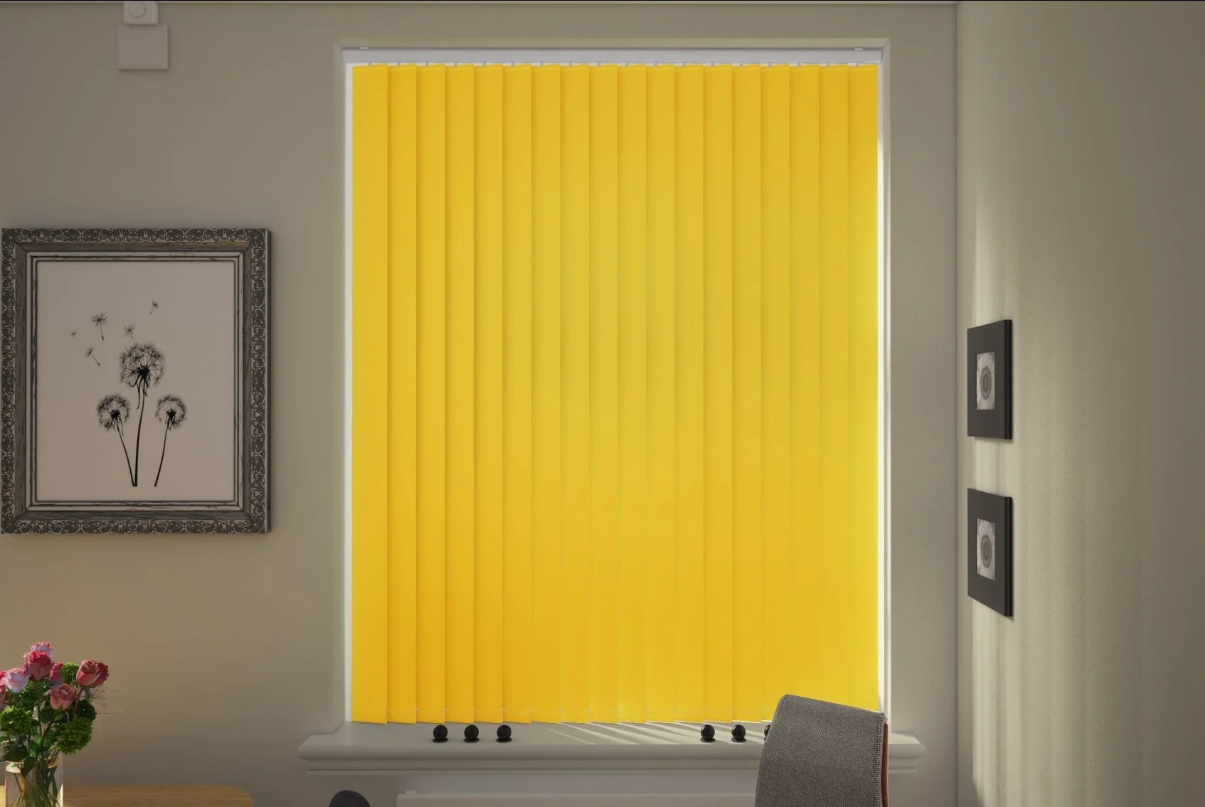 Milano Sunshine Blackout Vertical Blind