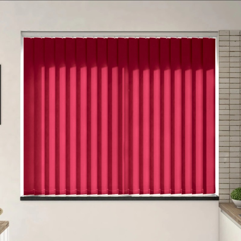 Verona Berry Dimout Vertical Blind