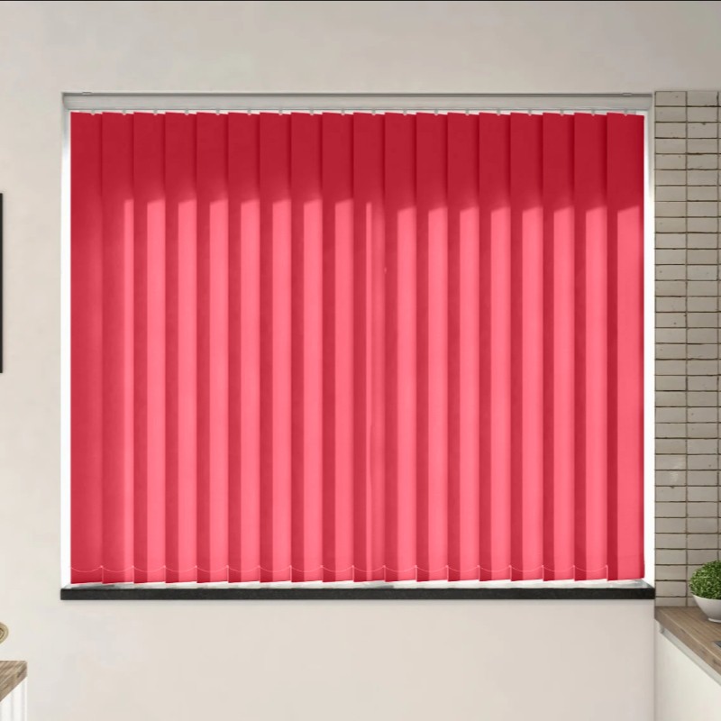 Verona Cherry Dimout Vertical Blind