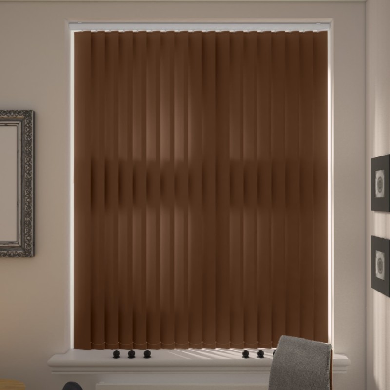 Verona Chocolate Dimout Vertical Blind