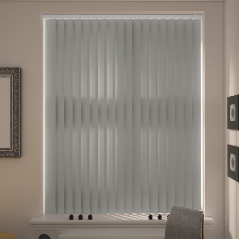 Verona Fossil Grey Dimout Vertical Blind