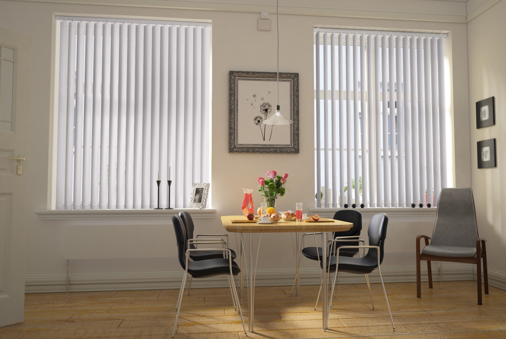 Verona Mist Dimout Vertical Blind