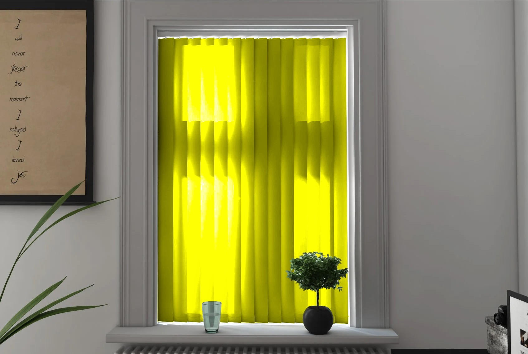 Verona Moss Dimout Vertical Blind