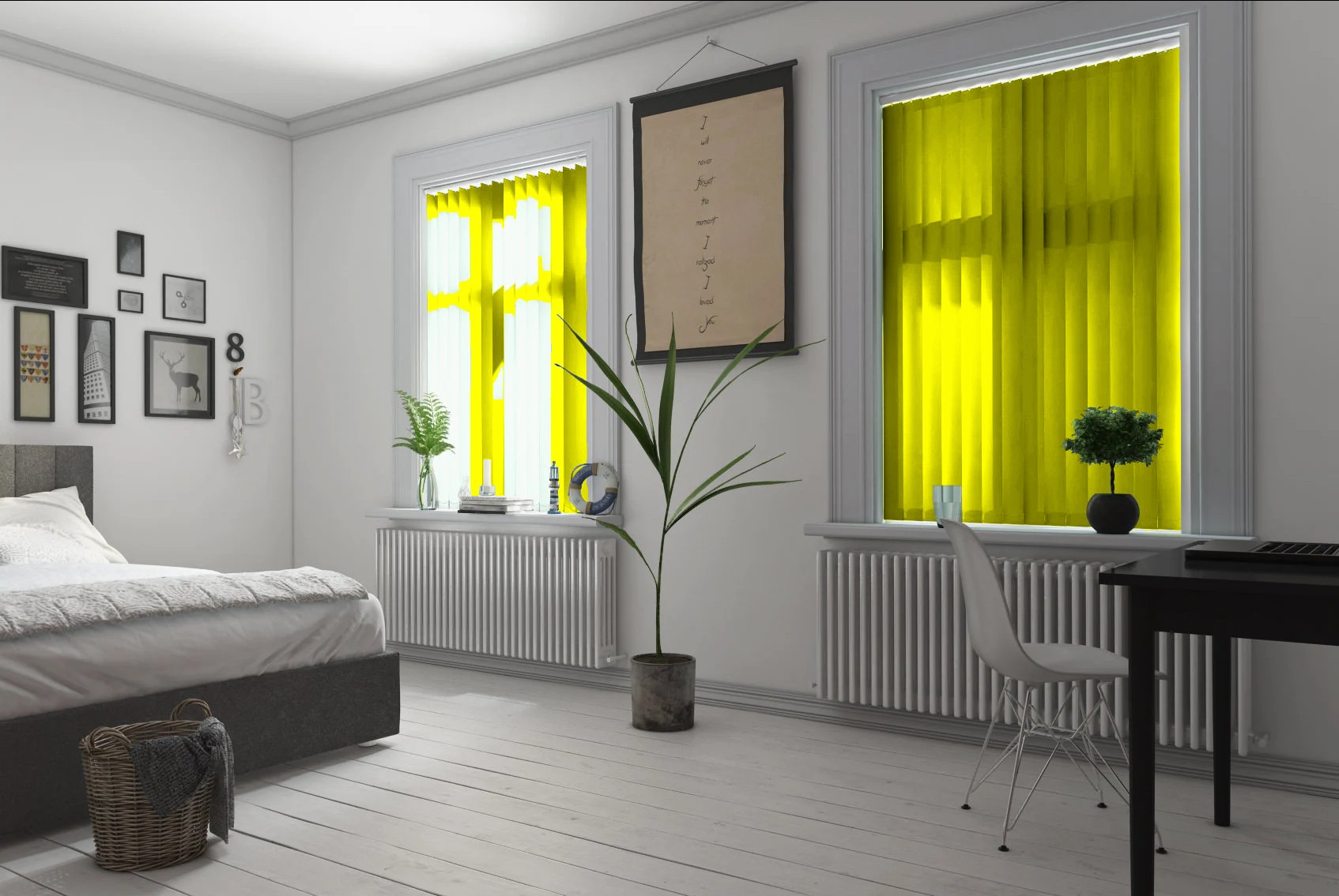 Verona Moss Dimout Vertical Blind