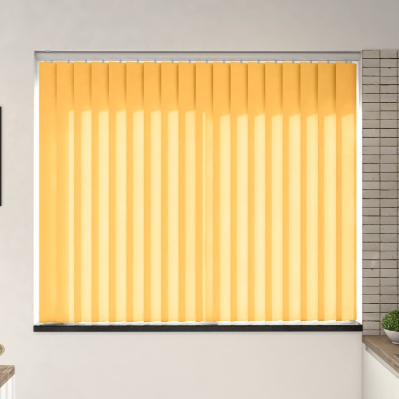 Verona Mustard Dimout Vertical Blind