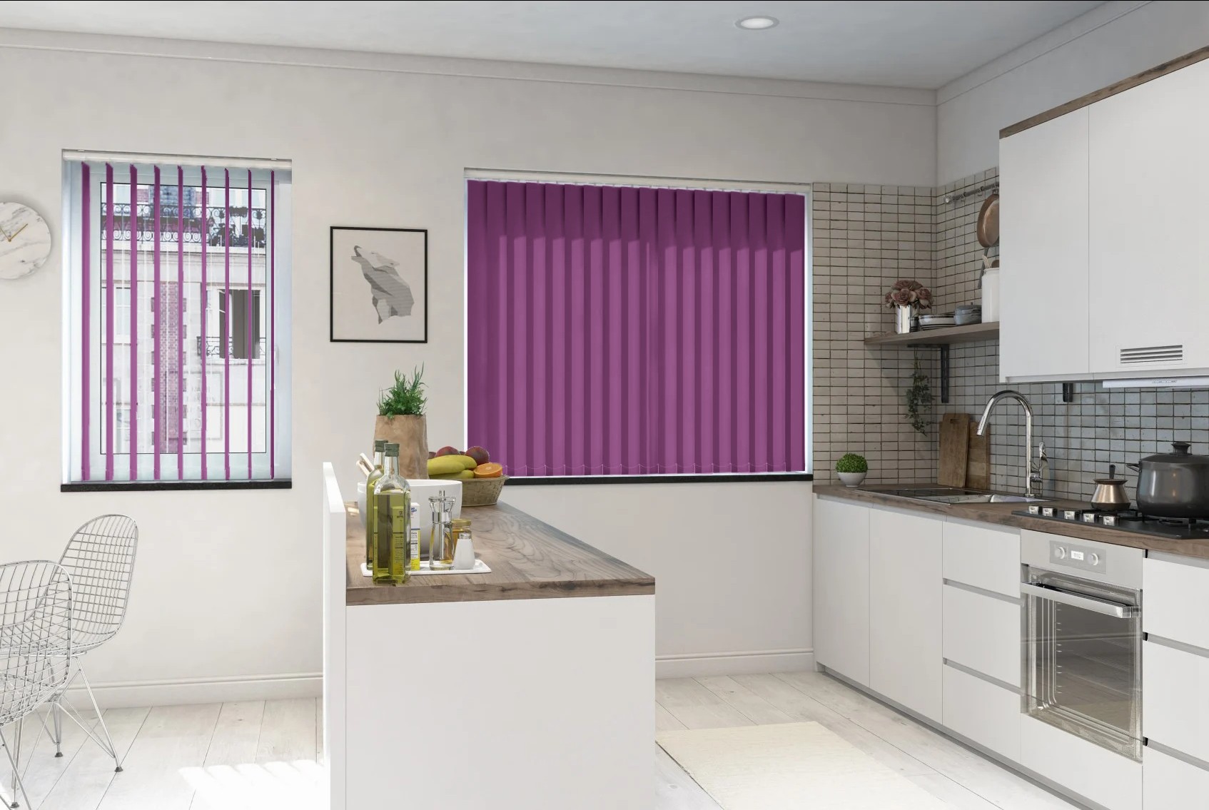 Verona Plum Dimout Vertical Blind