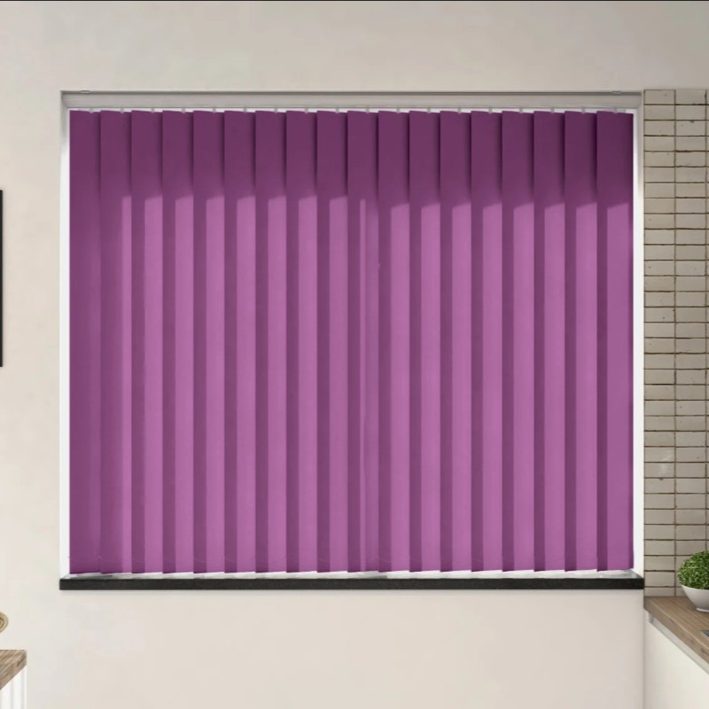 Verona Plum Dimout Vertical Blind