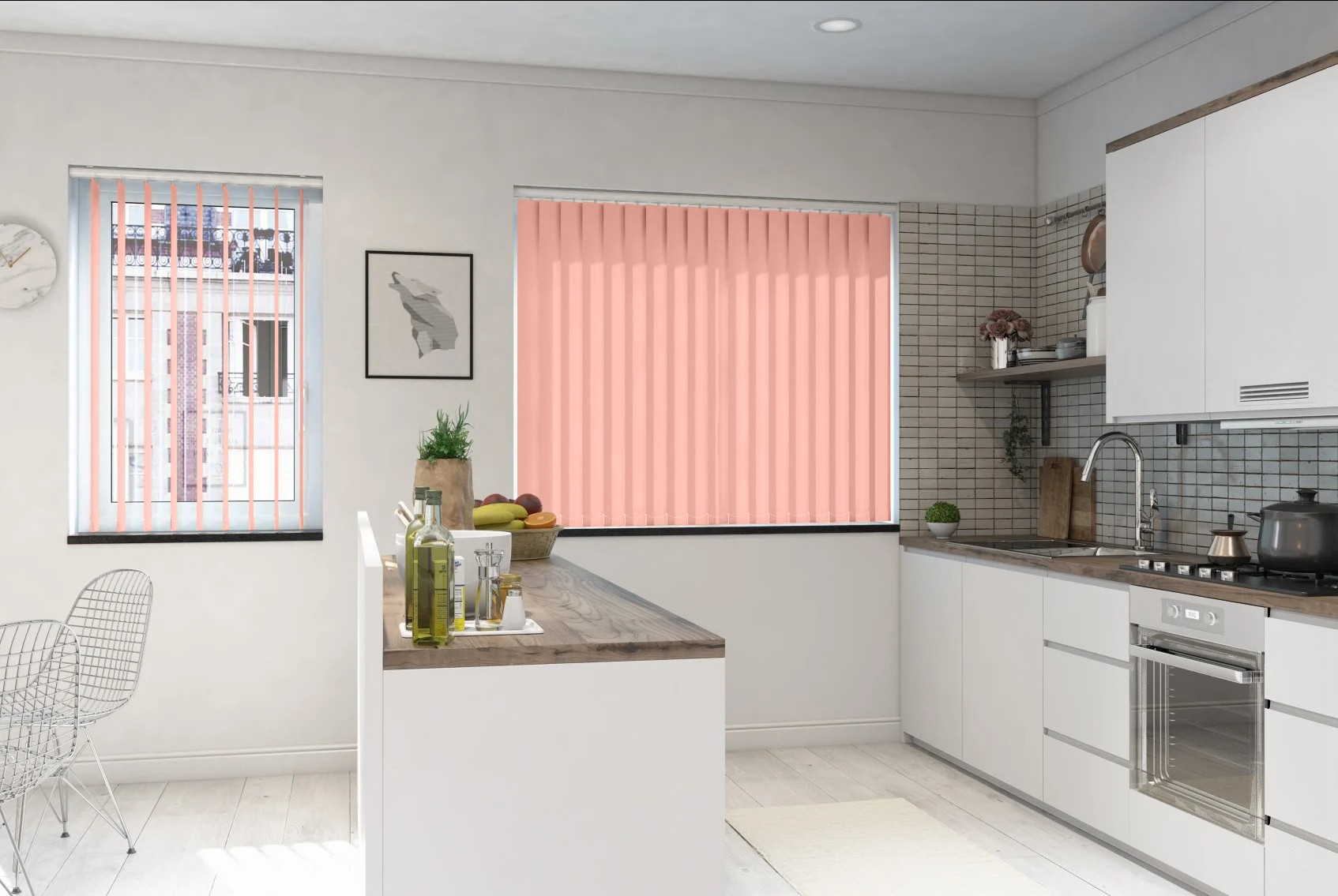 Verona Rose Dimout Vertical Blind