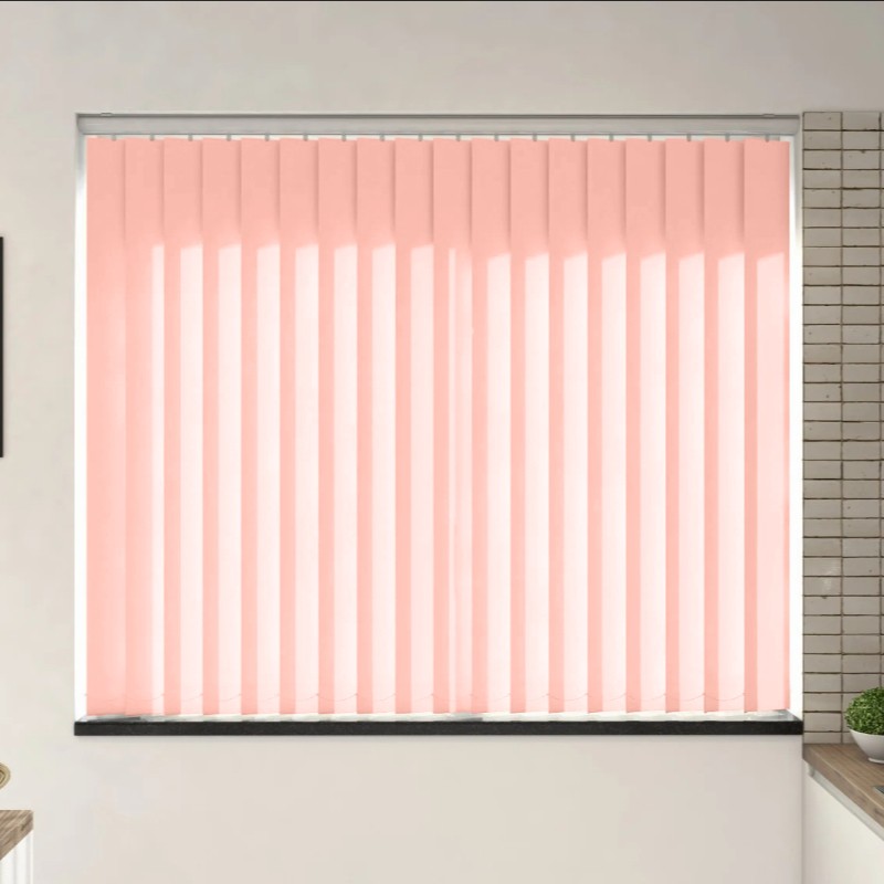 Verona Rose Dimout Cordless Vertical Blind